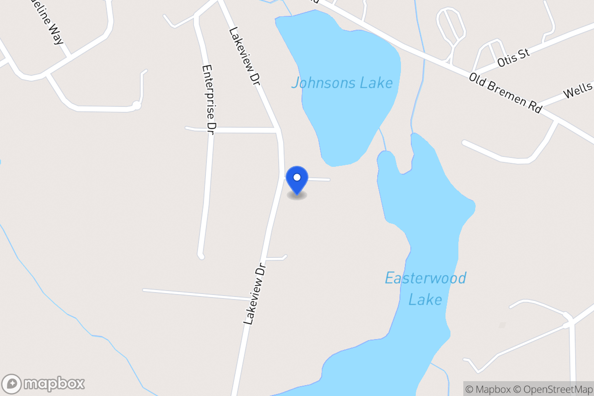 Map of 160 Lakeview Dr