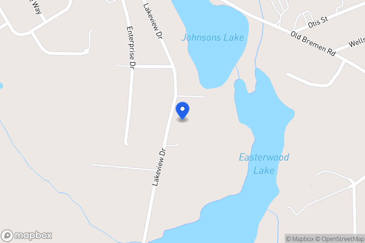 Map of 180 Lakeview Dr