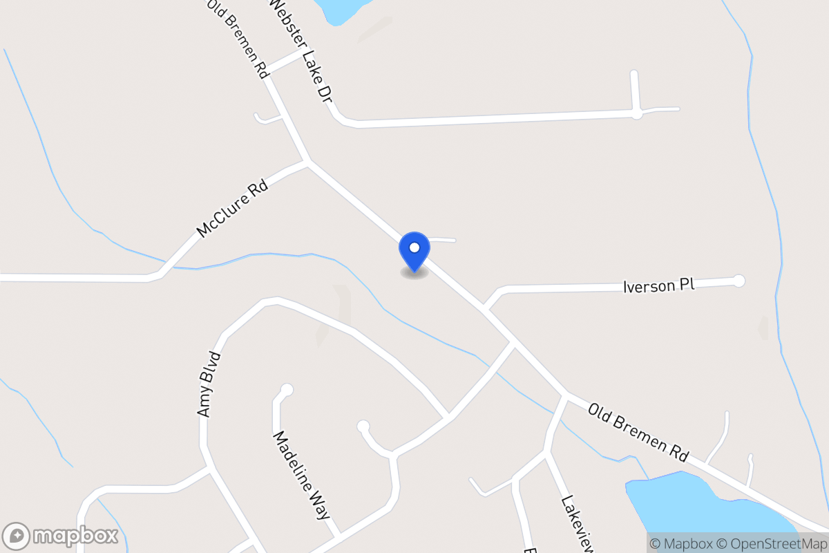Map of 460 Old Bremen Rd