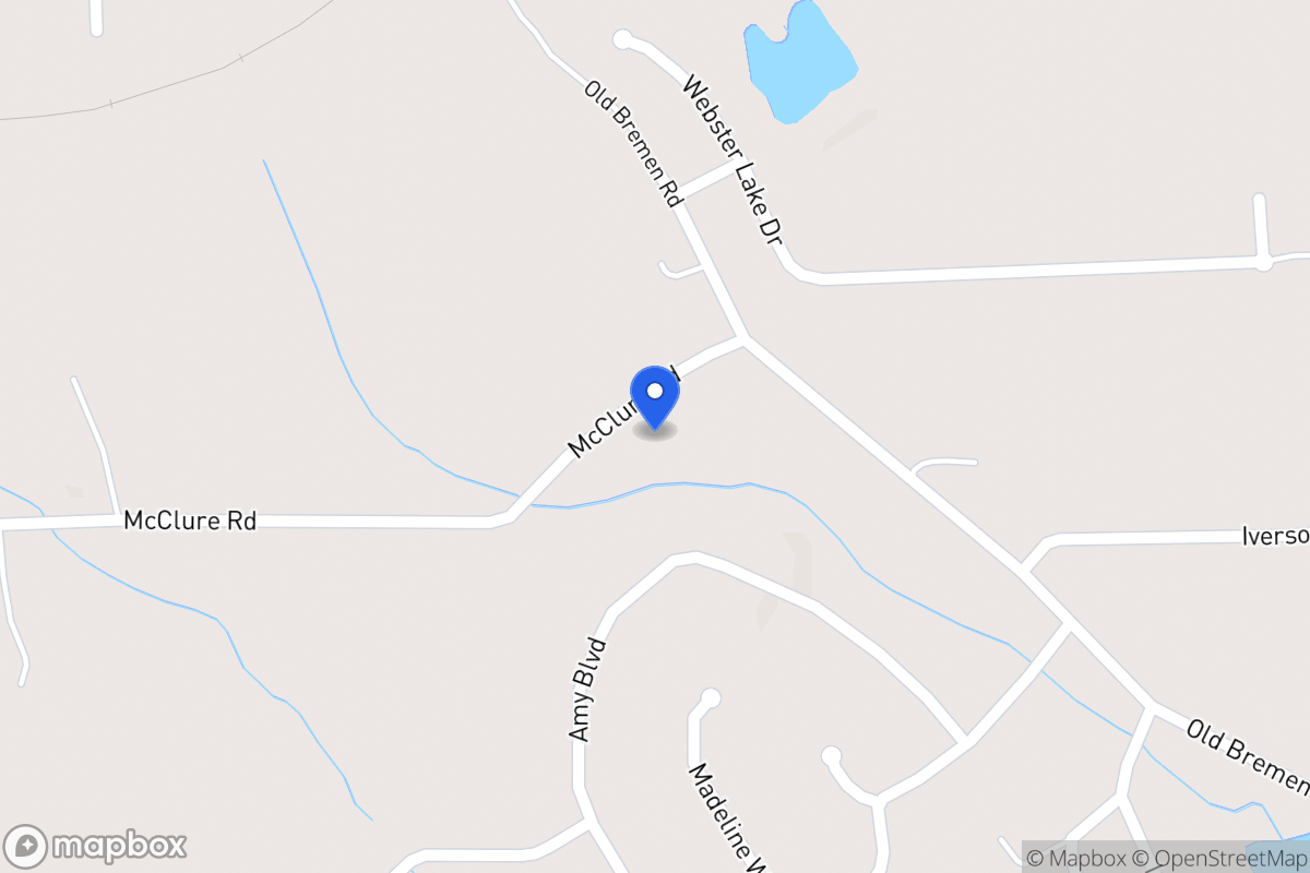 Map of 34 Mcclure Rd