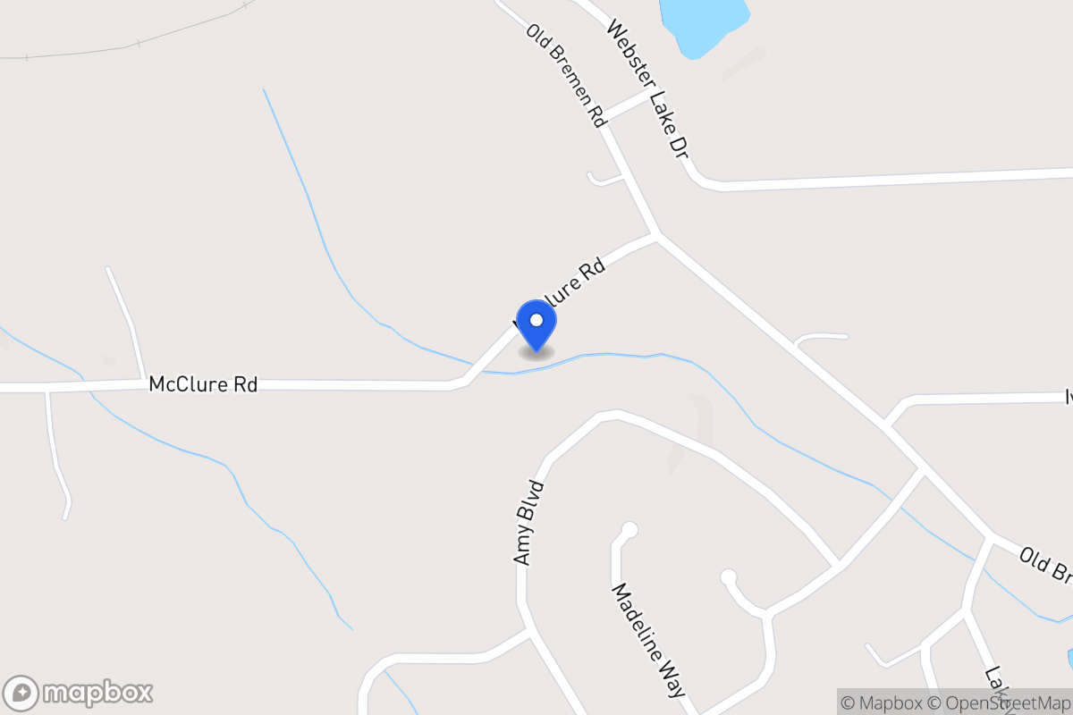 Map of 62 Mcclure Rd