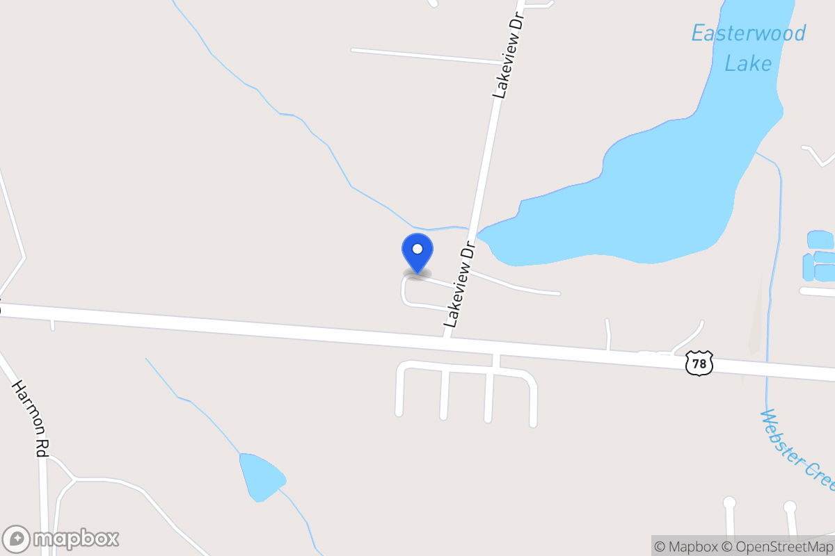 Map of 345 Lakeview Dr