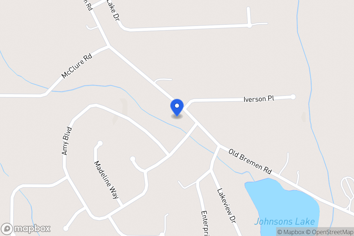 Map of 414 Old Bremen Rd