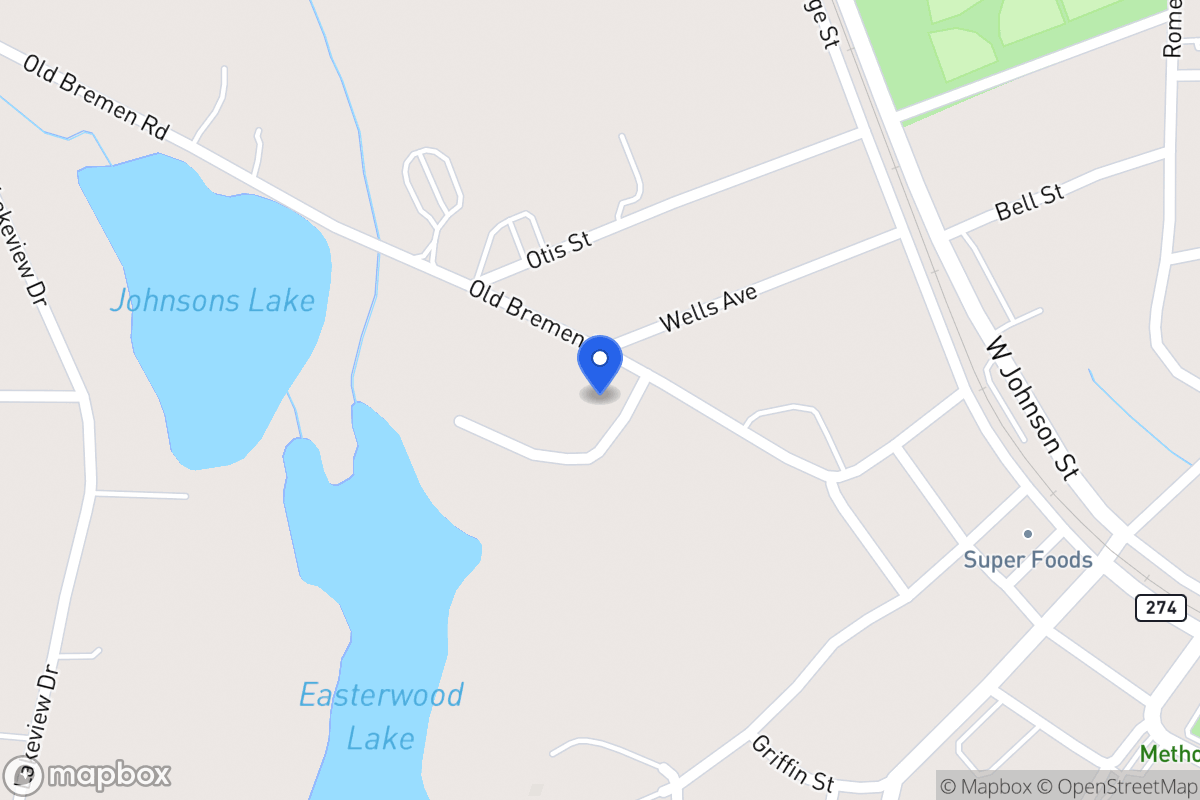 Map of 124 Old Bremen Rd