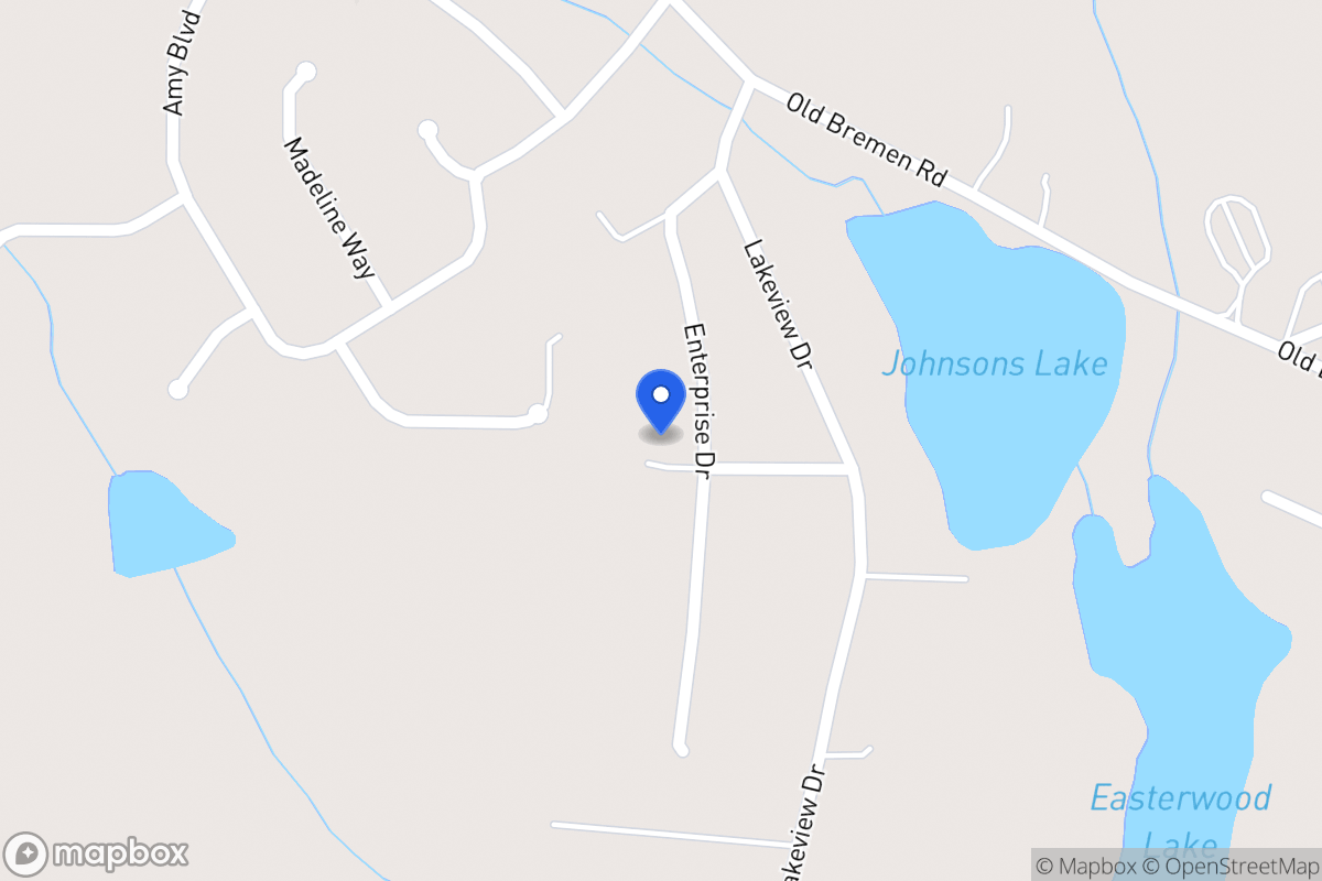 Map of 91 Enterprise Dr