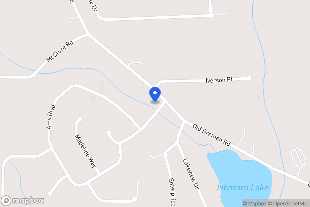 Map of 402 Old Bremen Rd