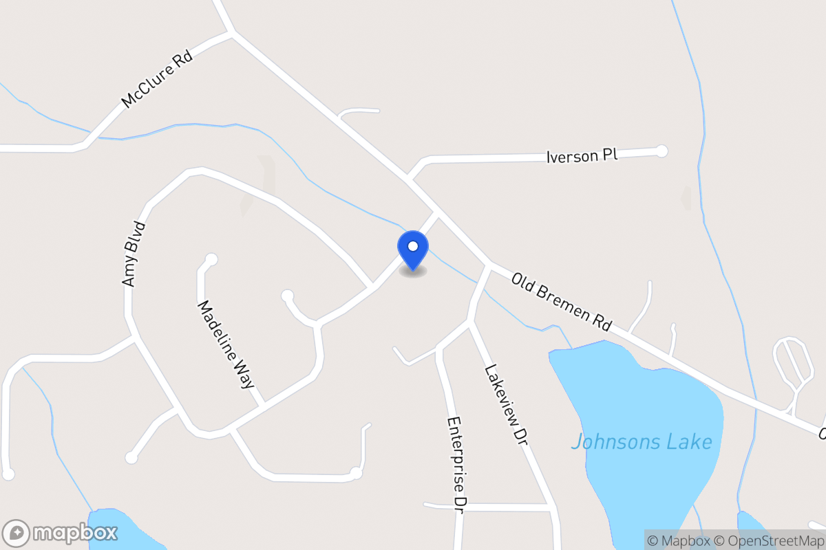 Map of 206 Amy Blvd