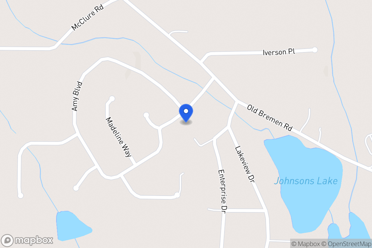 Map of 224 Amy Blvd
