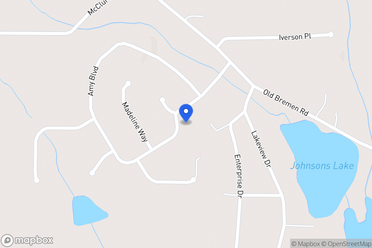 Map of 242 Amy Blvd