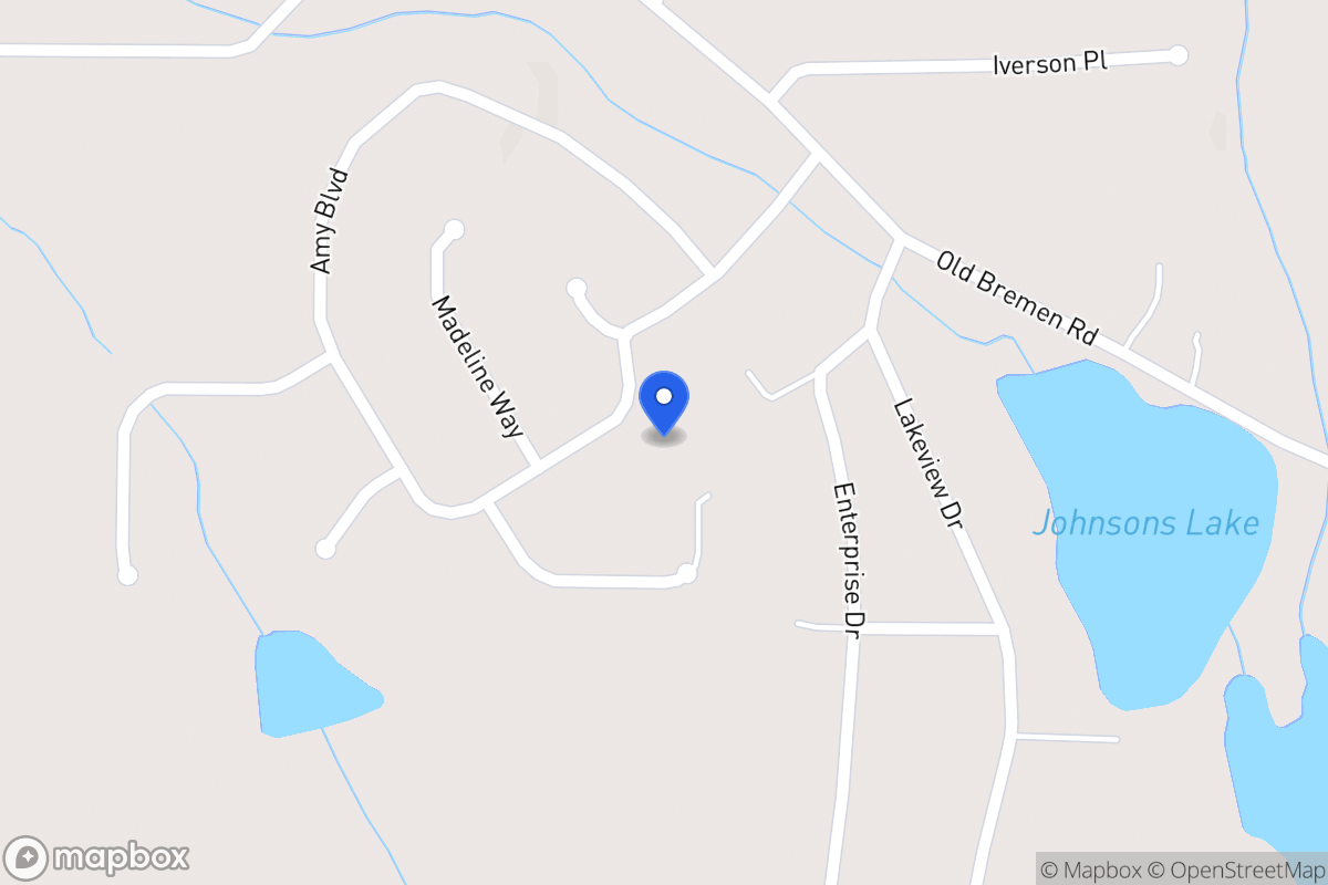 Map of 254 Amy Blvd