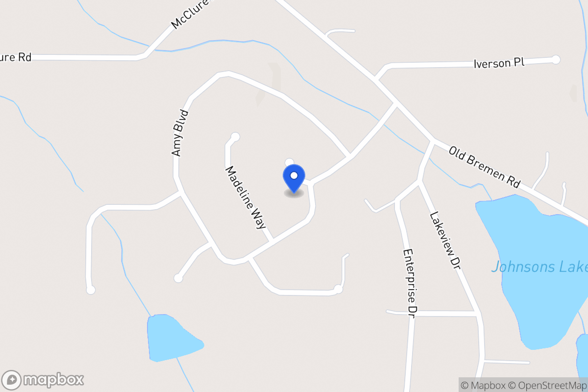 Map of 241 Amy Blvd