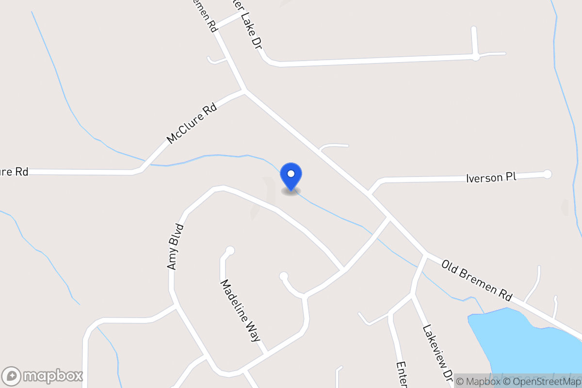 Map of 438 Amy Blvd