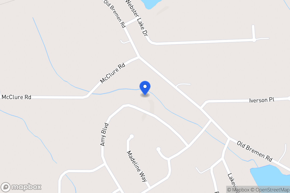Map of 420 Amy Blvd