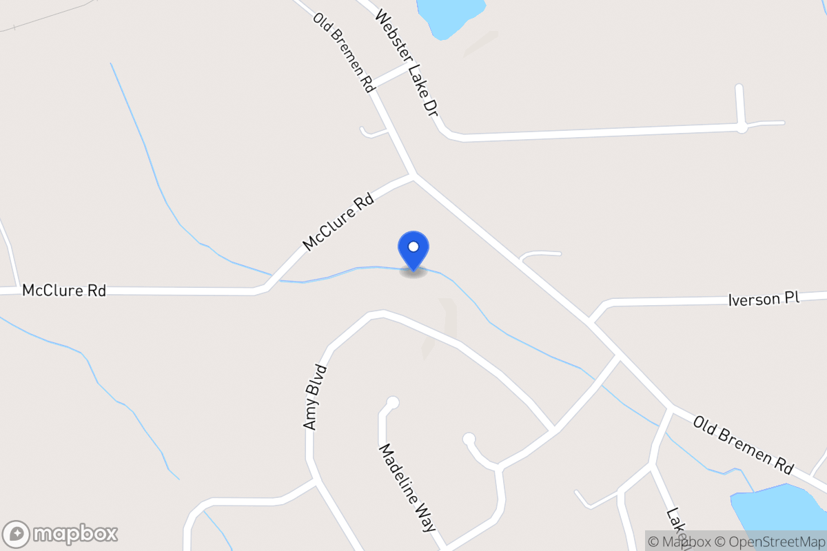 Map of 414 Amy Blvd