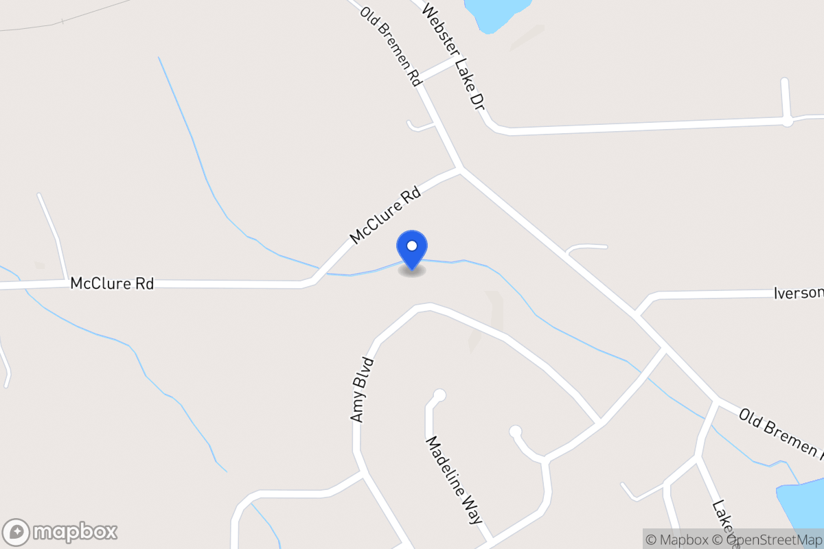 Map of 402 Amy Blvd