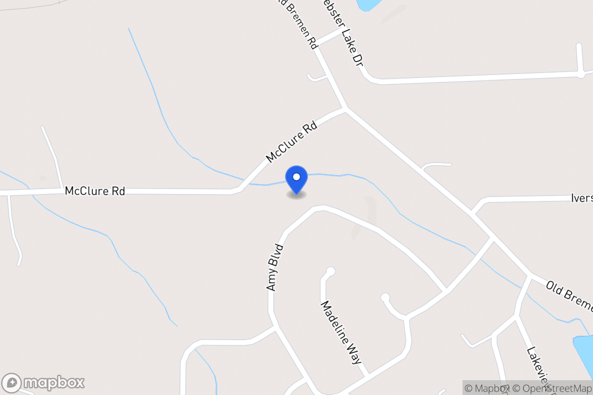 Map of 396 Amy Blvd