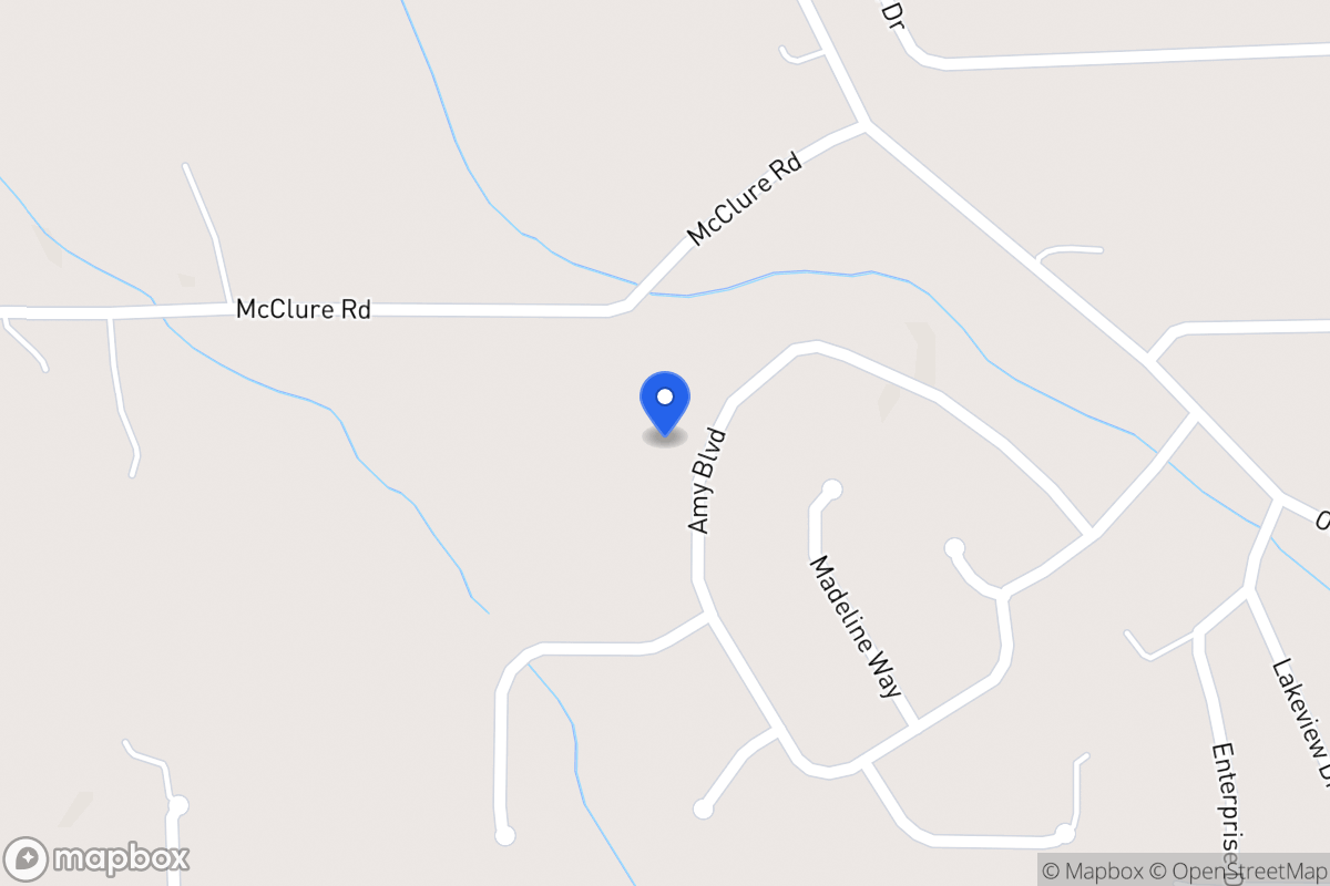 Map of 370 Amy Blvd