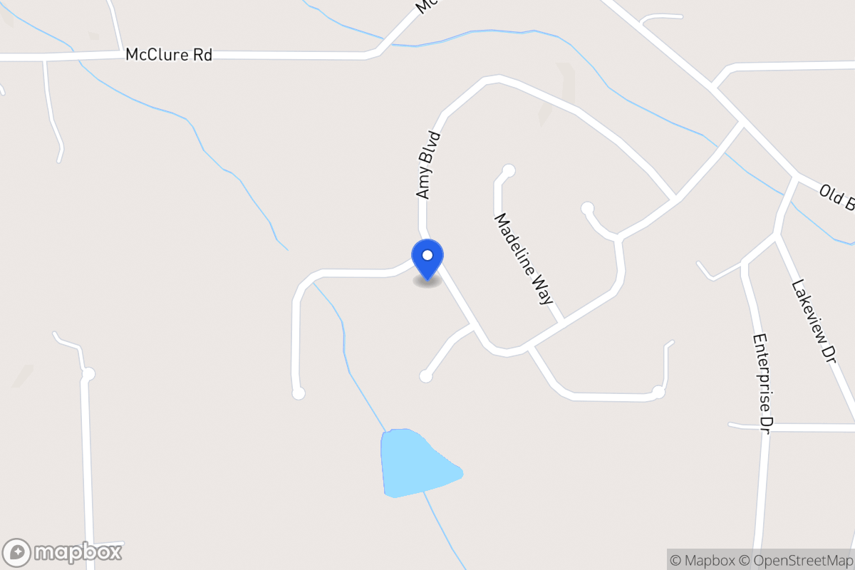 Map of 324 Amy Blvd