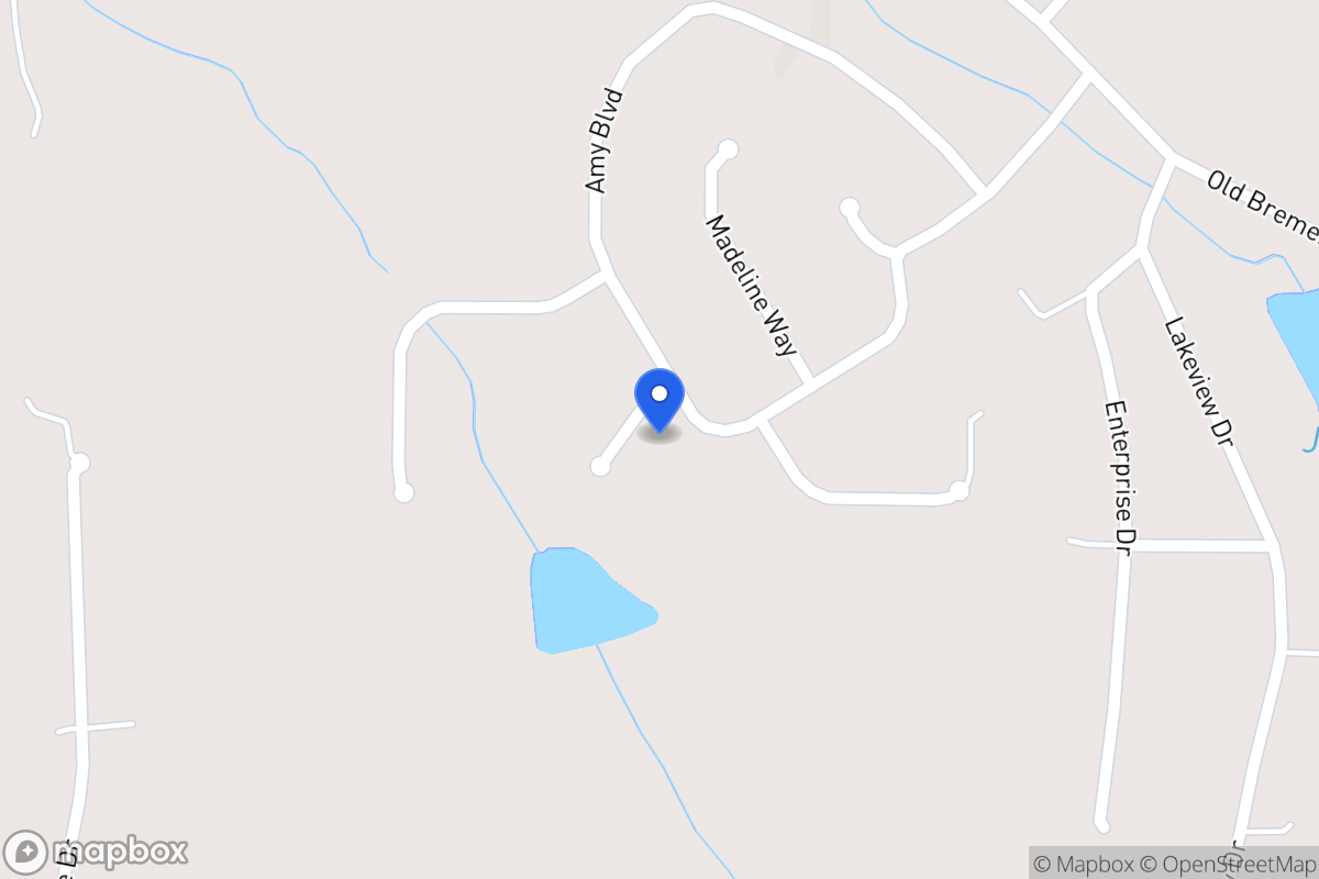 Map of 304 Amy Blvd
