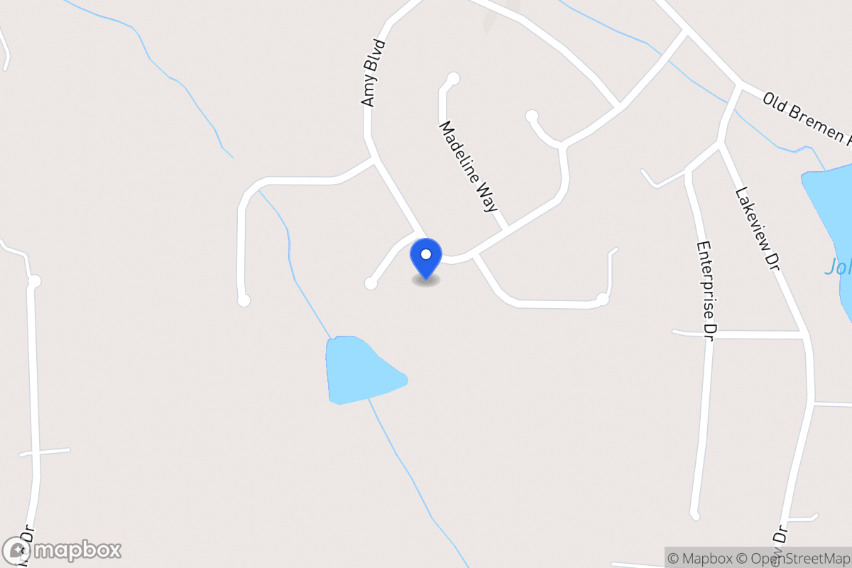 Map of 302 Amy Blvd