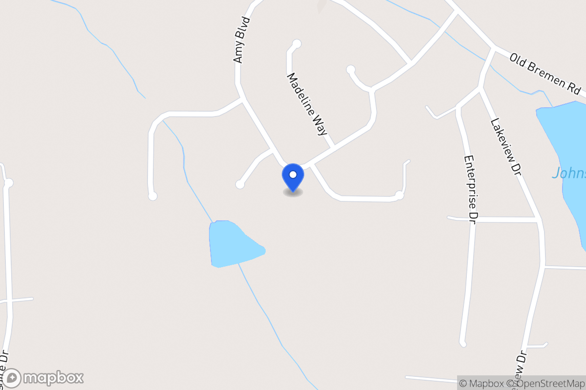 Map of 296 Amy Blvd