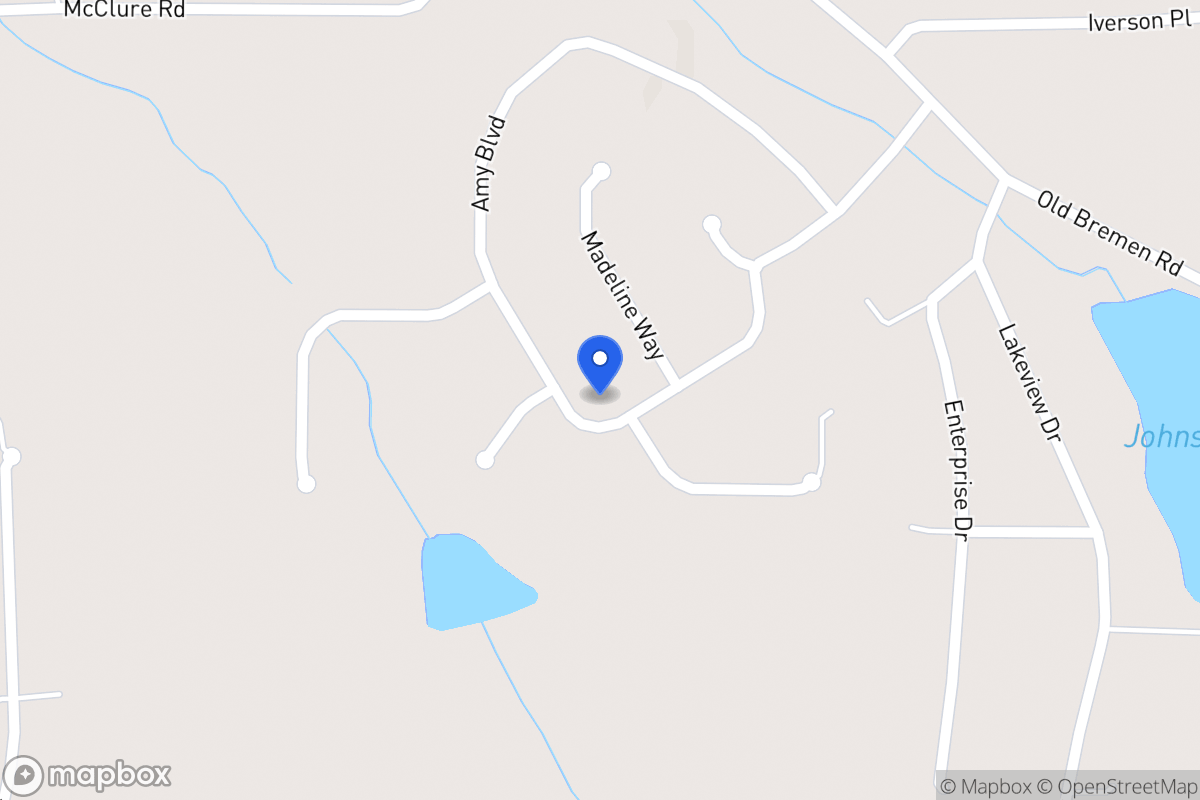 Map of 297 Amy Blvd