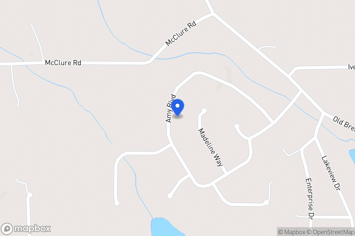Map of 357 Amy Blvd