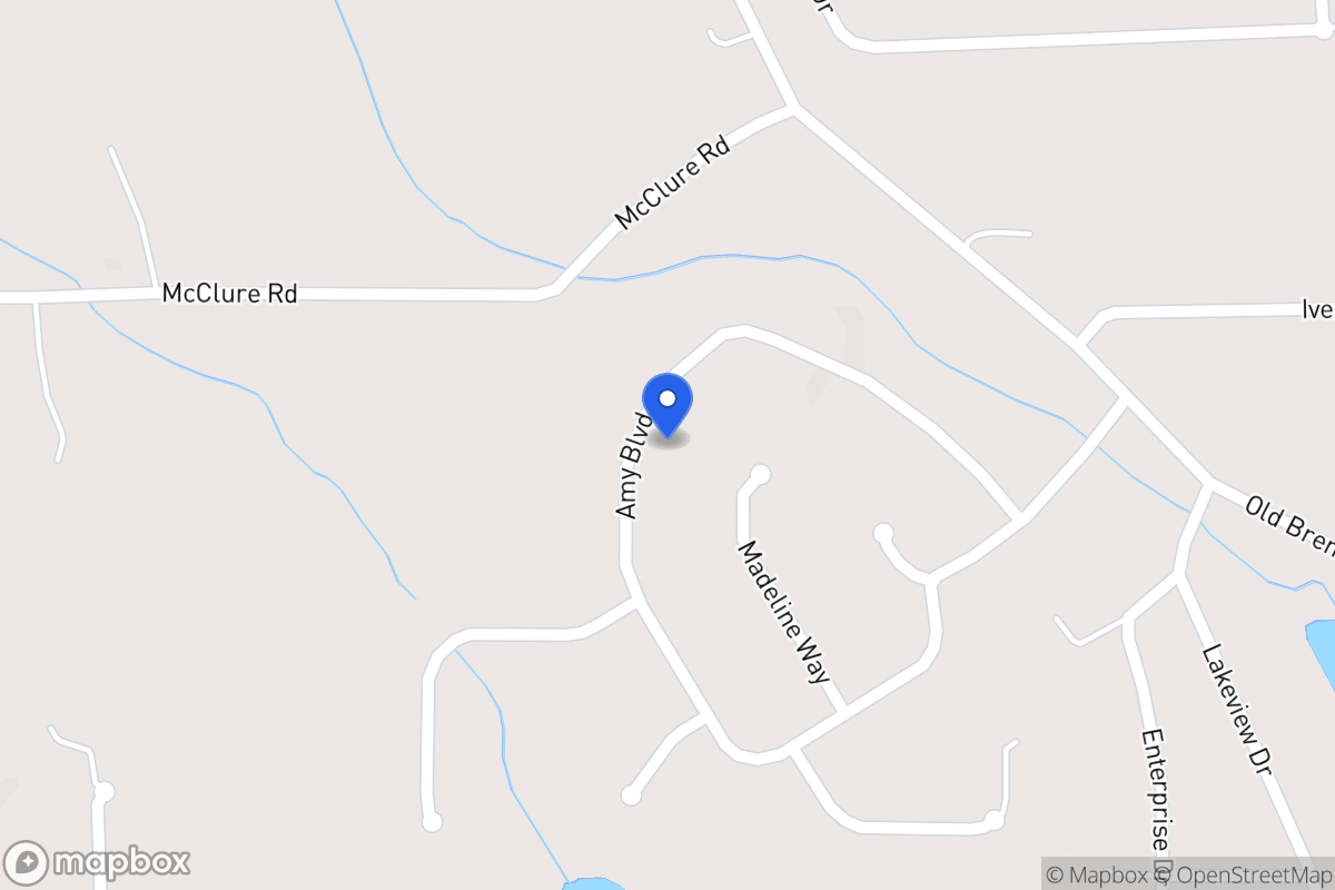 Map of 369 Amy Blvd