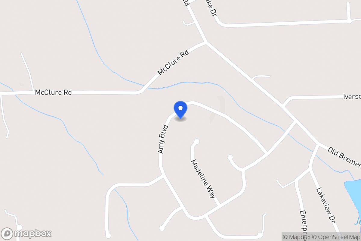 Map of 381 Amy Blvd