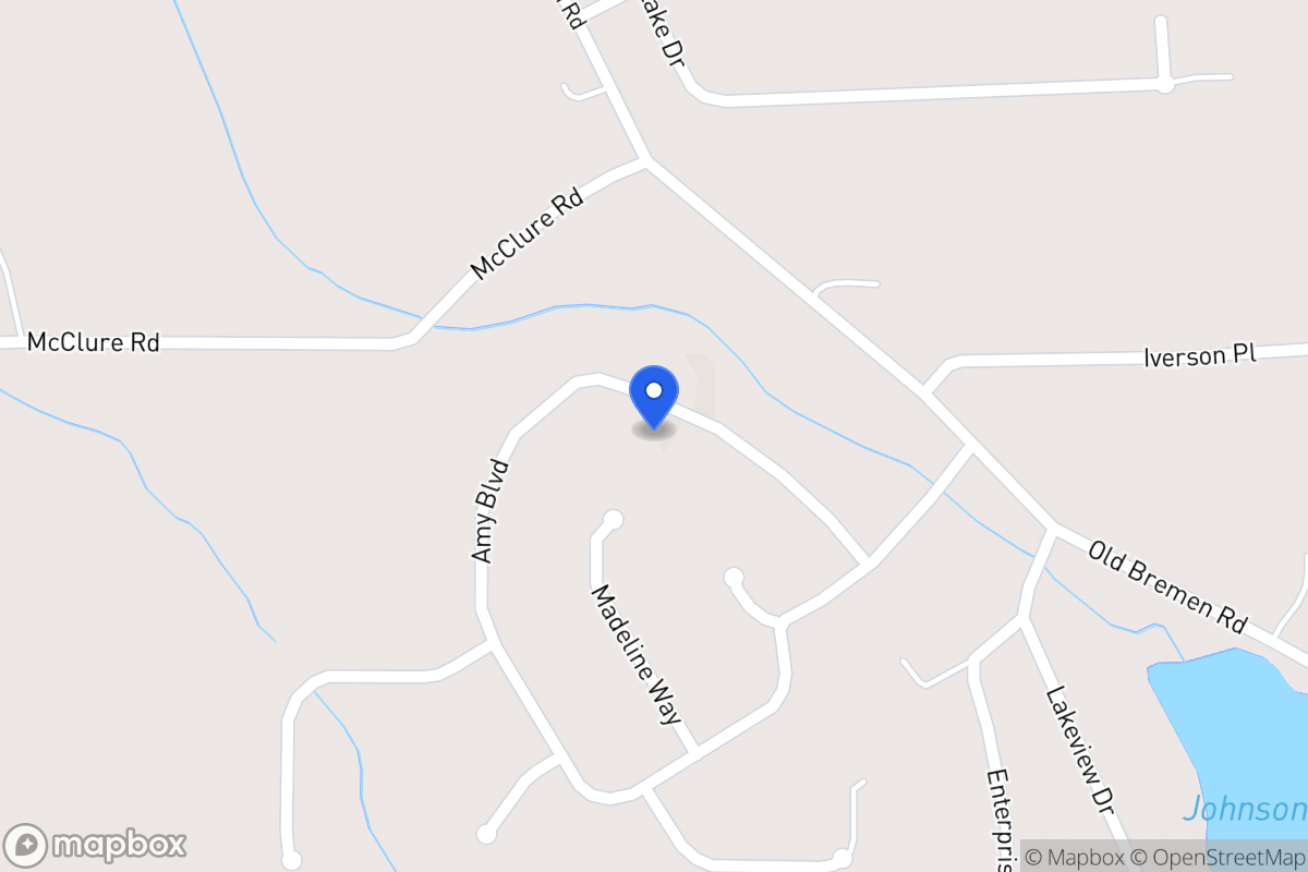 Map of 423 Amy Blvd