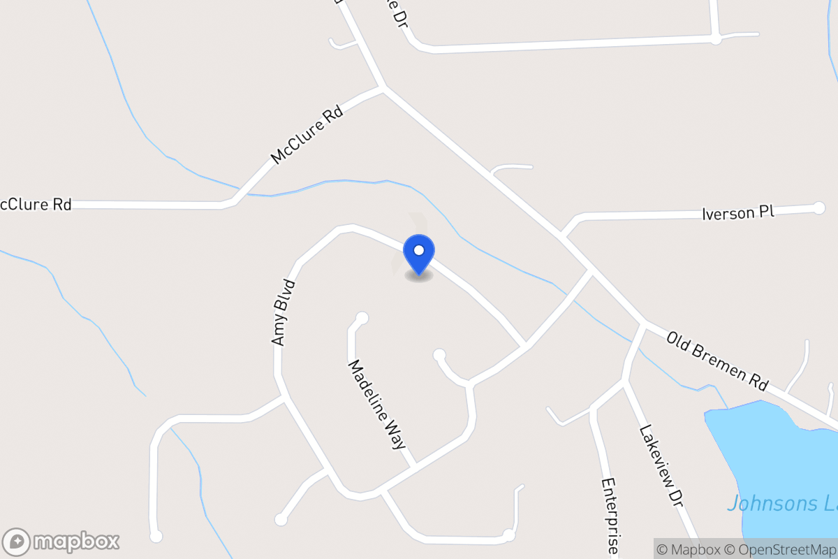 Map of 435 Amy Blvd