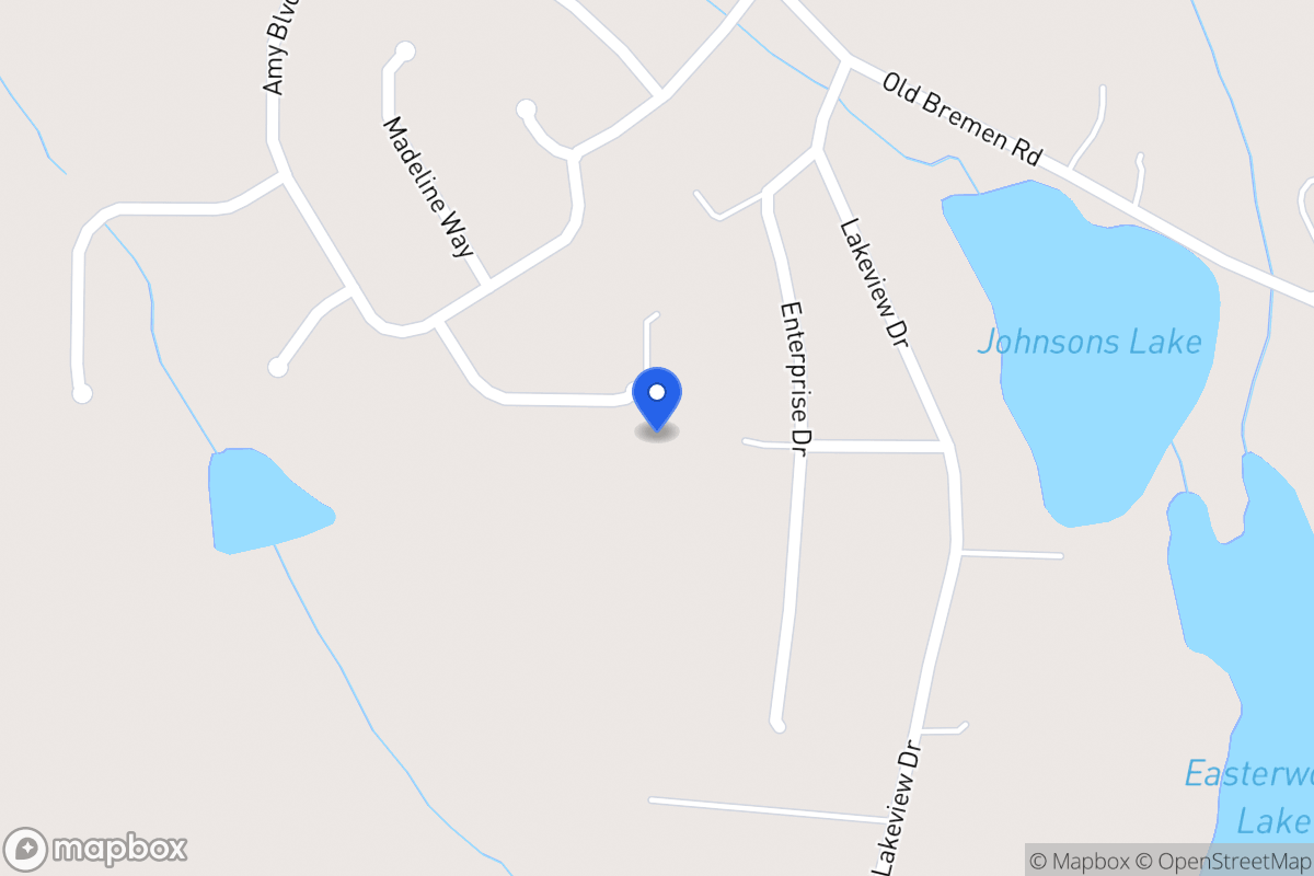 Map of 443 Hannah Dr