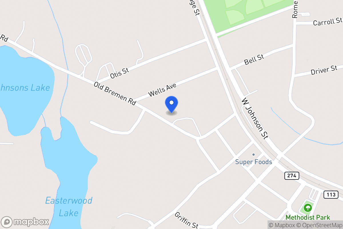 Map of 89 Old Bremen Rd