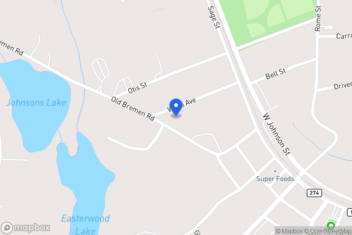 Map of 119 Old Bremen Rd