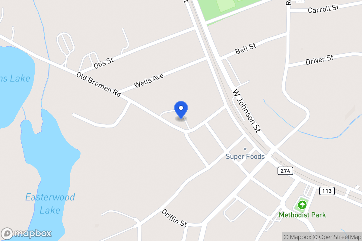 Map of 45 Old Bremen Rd