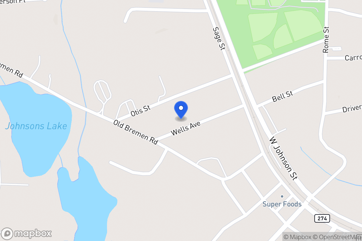 Map of 63 Wells Ave