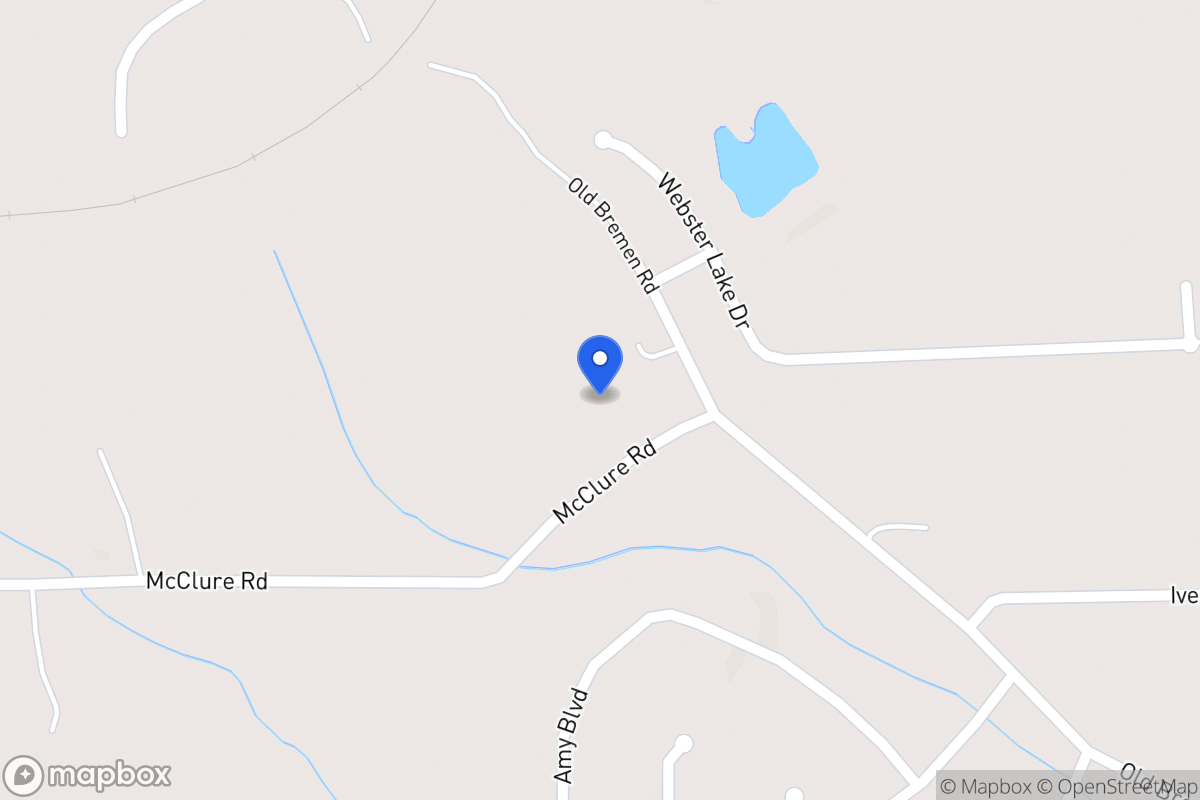 Map of 542 Old Bremen Rd