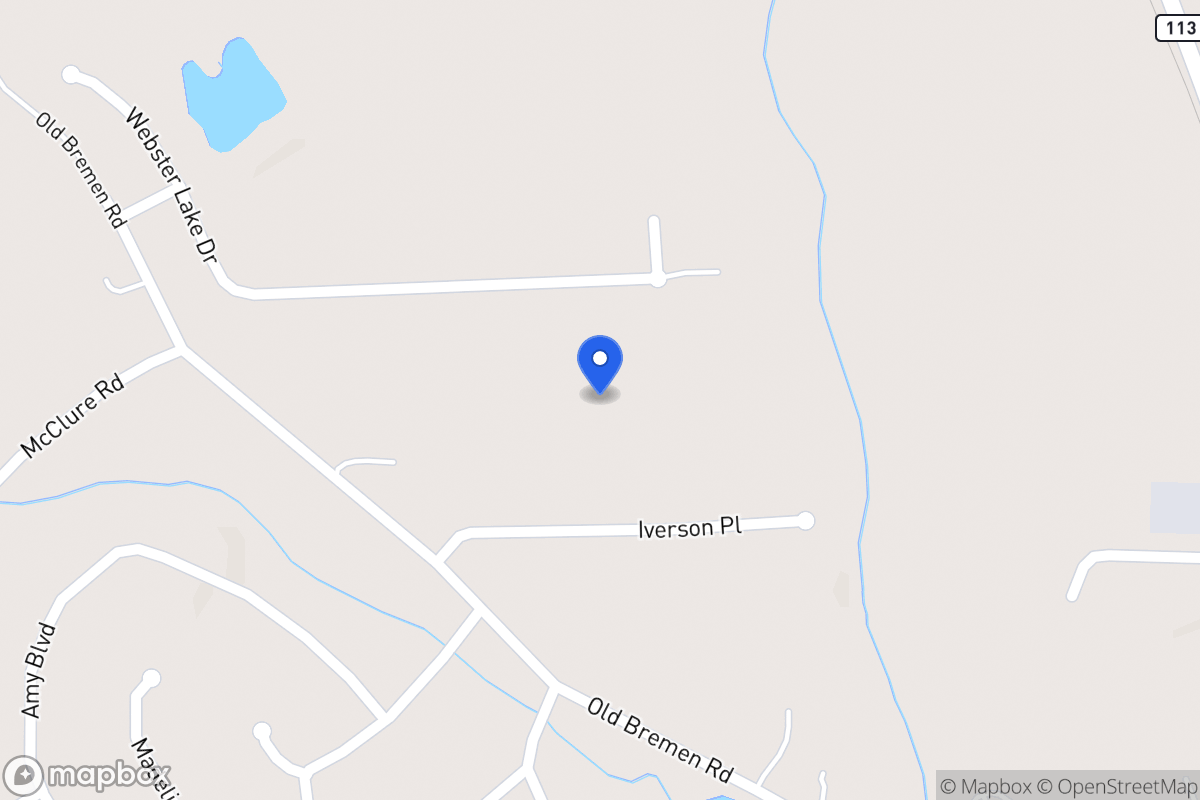 Map of 531 Old Bremen Rd