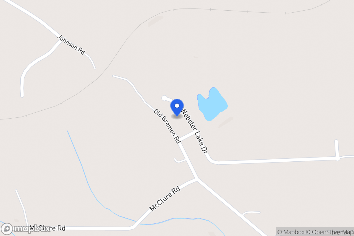 Map of 219 Webster Lake Dr