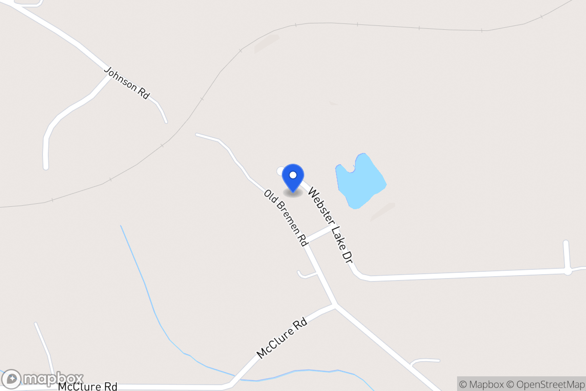 Map of 213 Webster Lake Dr