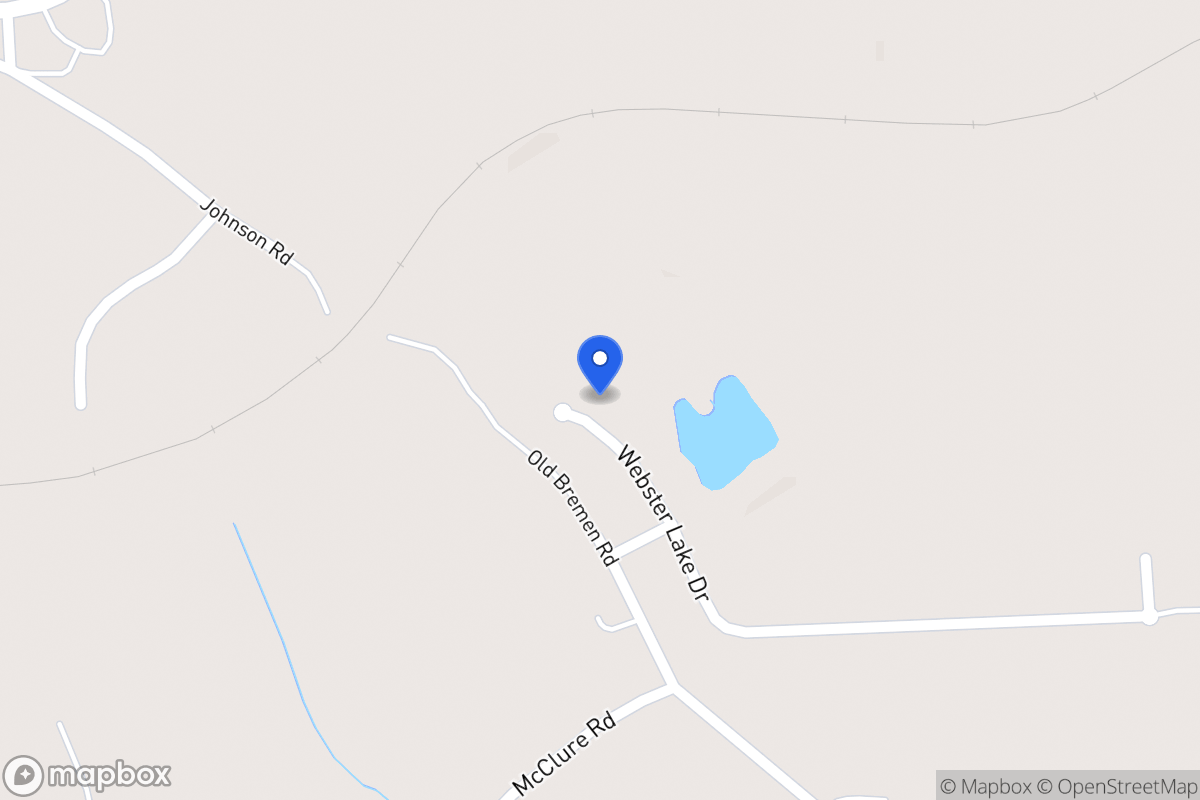 Map of 206 Webster Lake Dr
