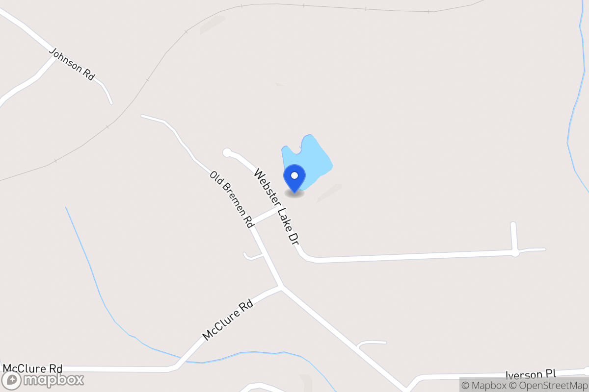 Map of 236 Webster Lake Dr