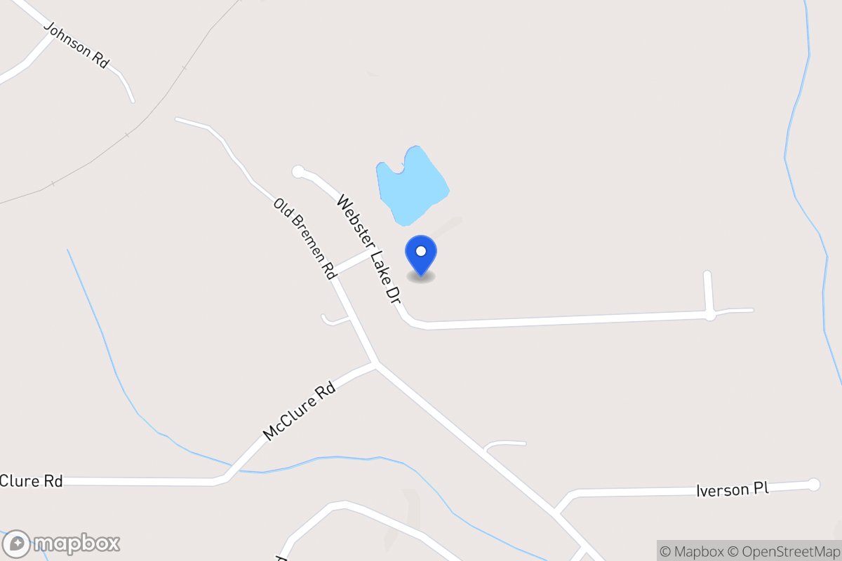 Map of 254 Webster Lake Dr