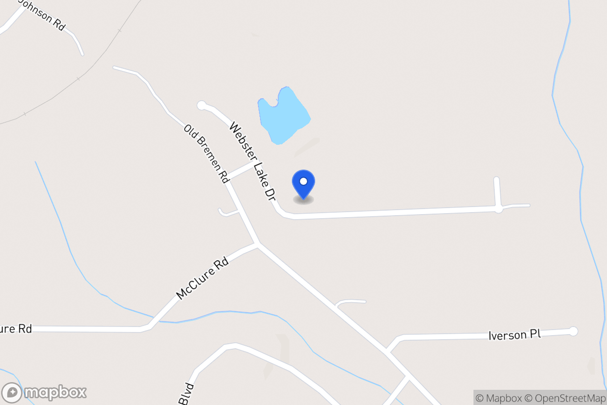 Map of 266 Webster Lake Dr