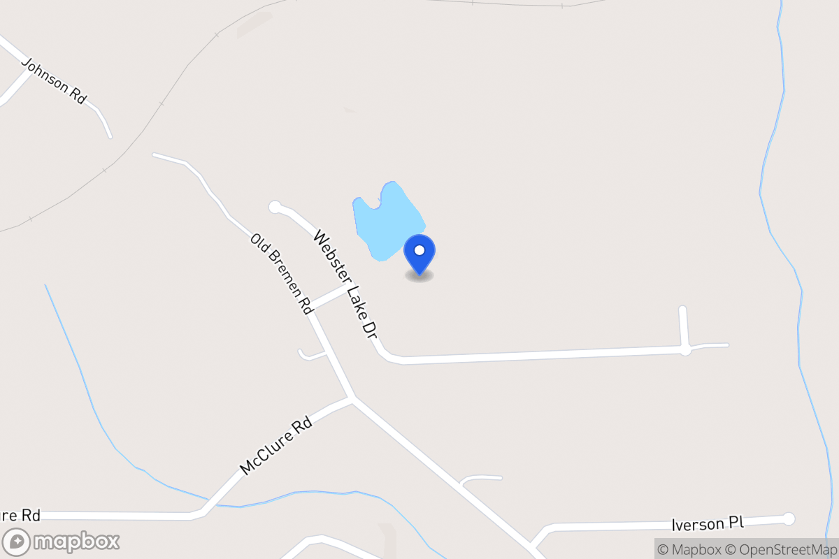 Map of 280 Webster Lake Dr