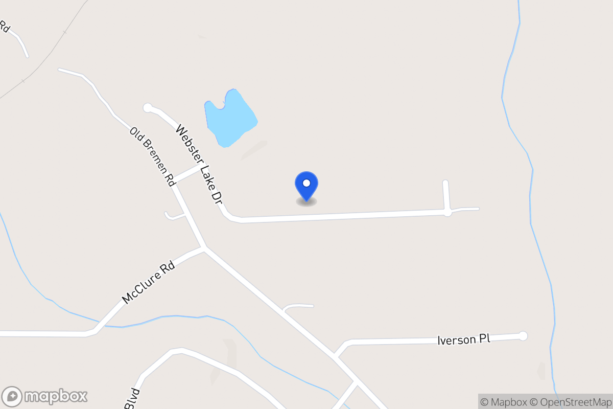 Map of 302 Webster Lake Dr