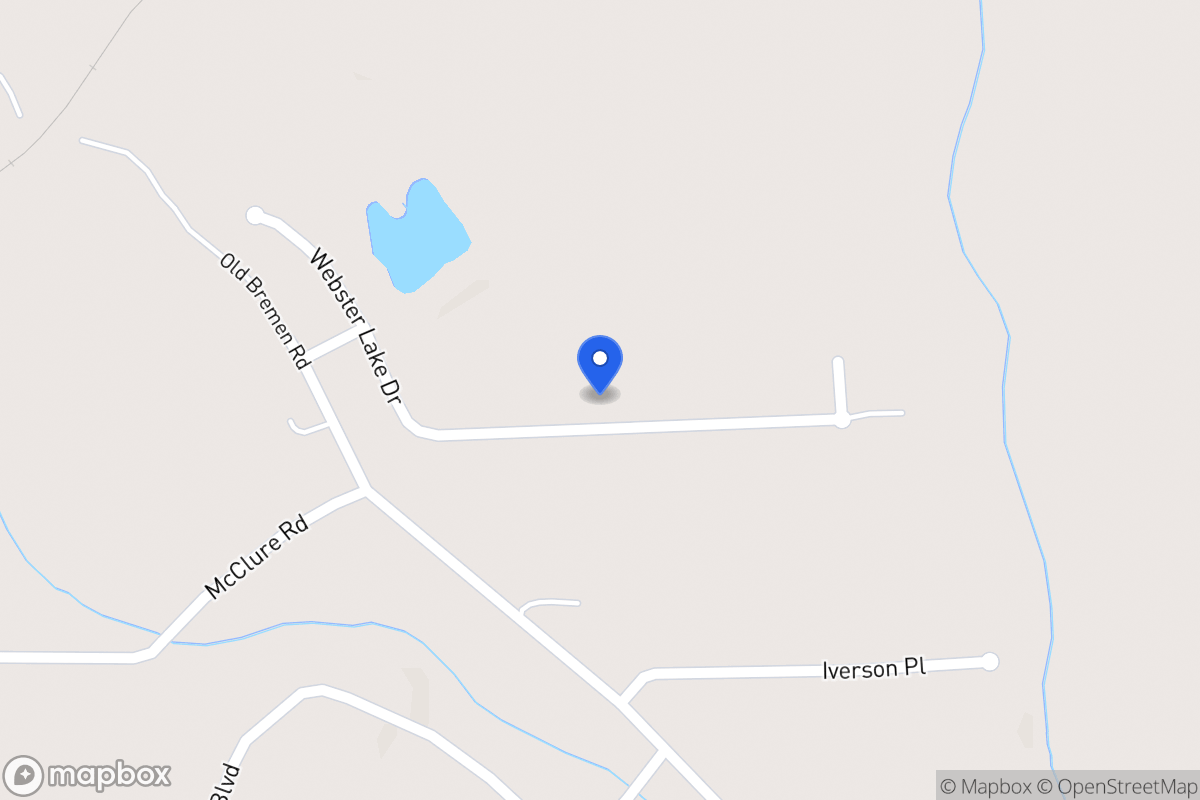 Map of 308 Webster Lake Dr