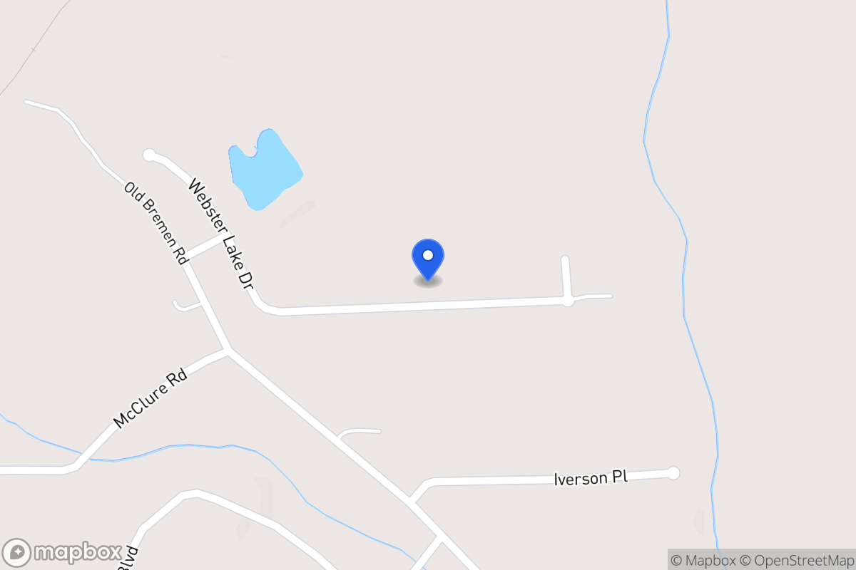 Map of 314 Webster Lake Dr