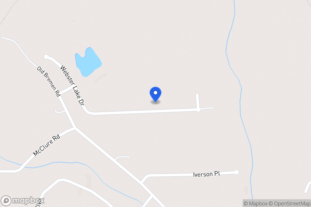 Map of 320 Webster Lake Dr