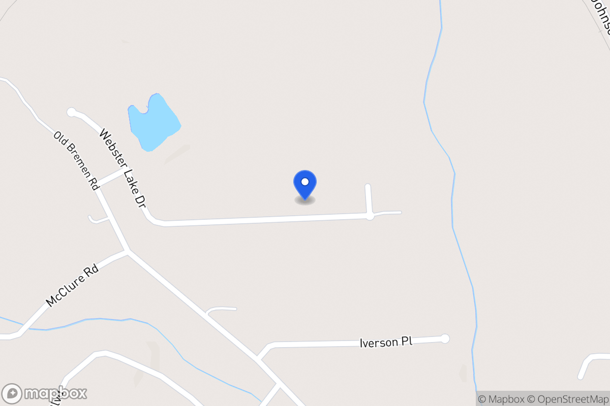 Map of 332 Webster Lake Dr